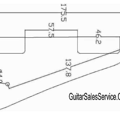 Les Paul Clear Pickguard - Black Hardware FREE SHIPPING! image 2
