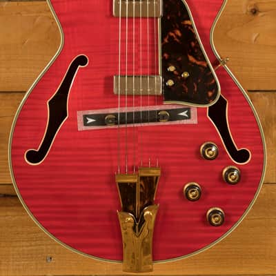 Ibanez GB10SEFM George Benson Hollow Body - Ebony - Sapphire Red image 3