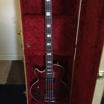 Stiehler Left-Handed Les Paul Bass (Custom 109), Tweed Case Included image 1