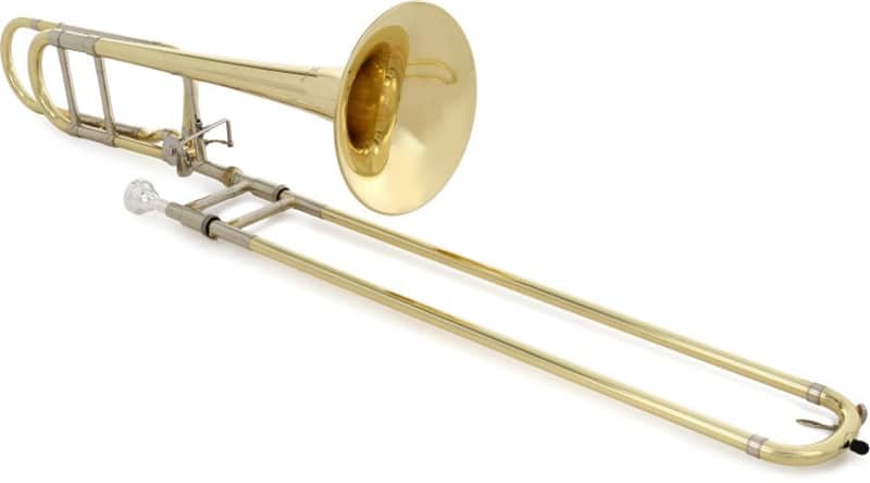 Antoine Courtois Legend 420 Professional Trombone - F Attachment - Yellow Brass Bell - Clear Lacquer (LegTbn420YRd2) image 1
