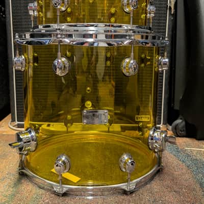 SJC Custom Drums 2007 - Yellow Acrylic image 3