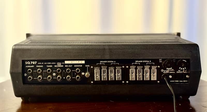 LUXMAN SQ707 SOLID STATE プリメインアンプ 🎶✨ Luxman SQ-707 Vintage Integrated Amplifier (100V Japan