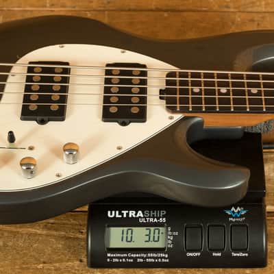 Sterling StingRay 5-String HH Bass - Rosewood - Charcoal Frost image 9