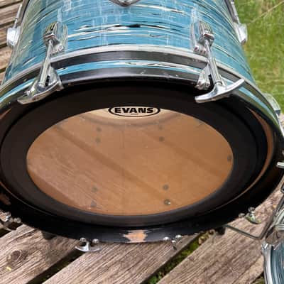 Ludwig 1970 - Blue Oyster “Bowling Ball” Pearl image 8
