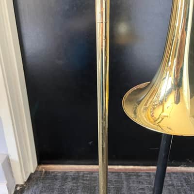 Bach TB300 Student Model Bb Trombone 2000s - Lacquered Brass image 14