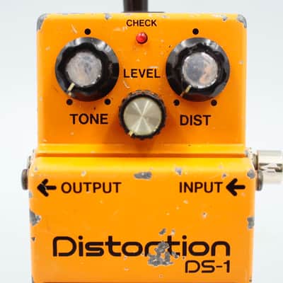Boss DS-1 Distortion Black Label 1987 Made in Japan Vintage Guitar