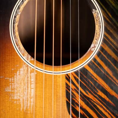 Gibson Custom Shop 1936 Advanced Jumbo Murphy Lab Heavy Aged Acoustic Guitar - Vintage Sunburst with Hardshell Case image 8
