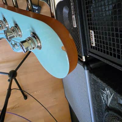 Fender Gold Foil Jazz Bass 2023 - Present - Sonic Blue image 9
