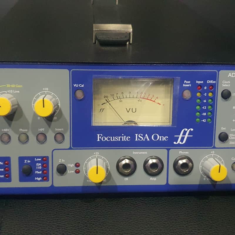 2008 – Present Focusrite ISA One Desktop Mic Preamp Blue