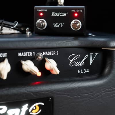 Bad Cat Cub V 40W Hand-Wired EL34 Tube 1x12 Combo w/ Footswitch & Cover image 6