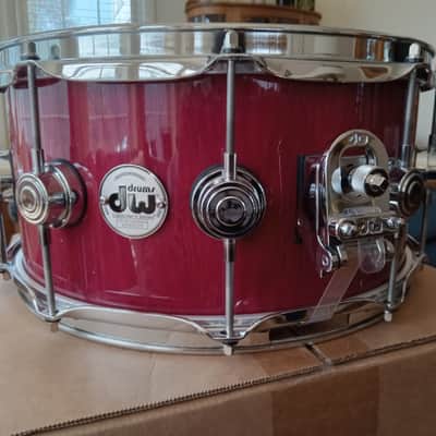 DW Collectors Purple Heart Snare Drum2023 6.5"x14" 2023 - Purple heart image 1