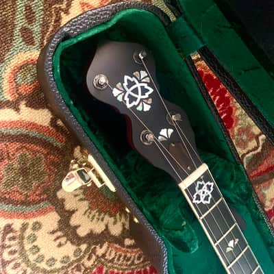 2019 OME Custom Celtic Trilogy Open Back Banjo - Super Clean with the Original Case image 4