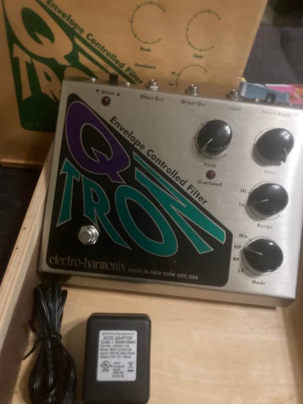Electro-Harmonix Q-Tron Envelope Controlled Filter w/ power supply & Box 1997 image 1