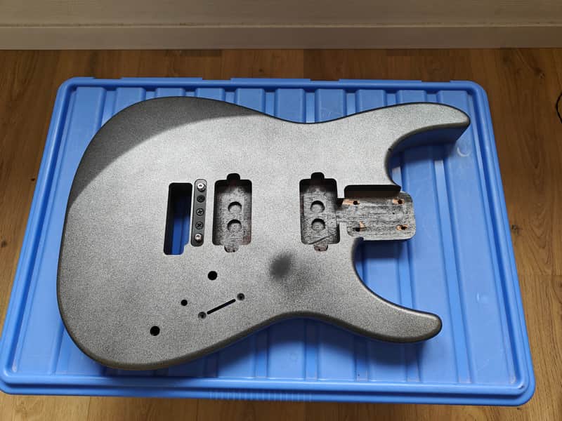 BODY EART EYP-Omni24, Modern ST Style 6 Strings, Roasted Book-match Mahogany Solid Bady,24 Stainless Steel Frets image 1