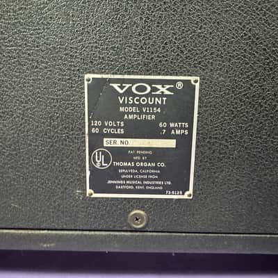 Vox Viscount 1960’s image 11