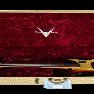 Fender Custom Shop 1959 Precision Bass Journeyman Relic Chocolate 3-Tone Sunburst (684) image 7