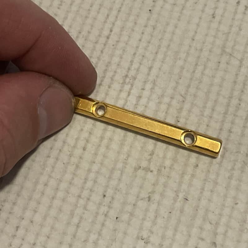 1980’s Kramer Schaller Retainer Bar Gold