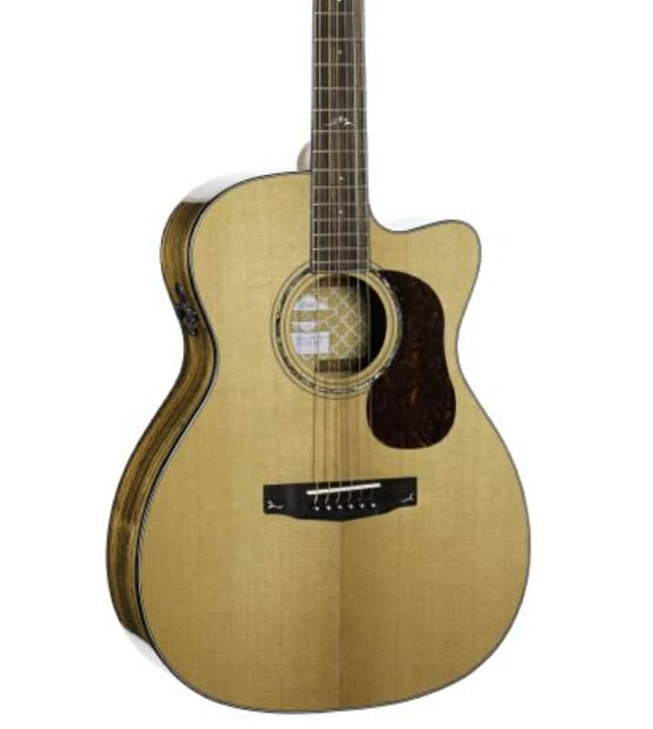 Cort GOLDOC6-BO Gold Series OC6 Bocote Acoustic Electric Guitar. Natural Glossy image 1
