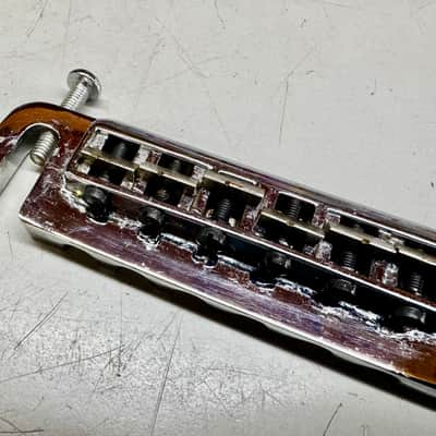 Leo Quan Badass Wrap Around Guitar Bridge - Chrome image 3