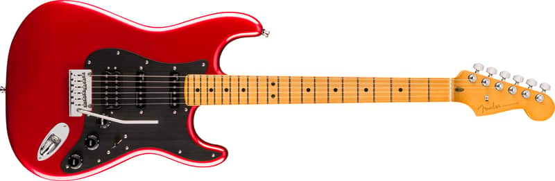 Fender American Ultra II Stratocaster HSS Maple FB Sinister Red with Case