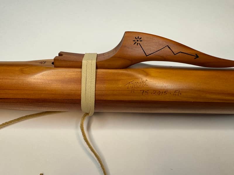 Thunder Horse Flutes Eb- Cedar image 1