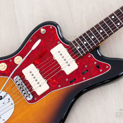 1995 Fender Jazzmaster Left-Handed ‘62 Vintage Reissue JM66-92L Sunburst, Japan MIJ image 7