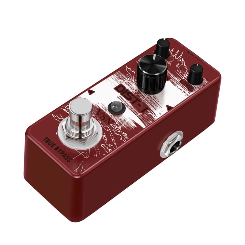 VSN LEF-301D DIST-IV DS-1 Clone Distortion Pedal 3 Mode True Bypass Mini Metal Guitar High Gain Effect--Shipped from Irvine Warehouse in California by USPS image 1