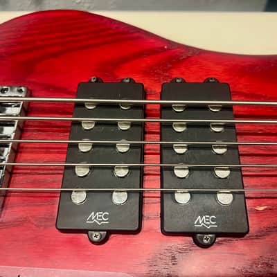 Warwick RockBass Corvette 5 string - Burgundy Red Transparent image 3