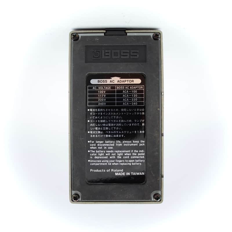 Boss GE-7B Bass Equalizer Made in Taiwan Black Label ACA Guitar