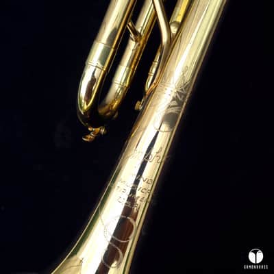 King Symphony DUAL BORE trumpet Sterling leadpipe GAMONBRASS case mouthpiece image 10