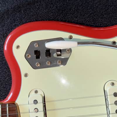 Used Fender Japan 60s Jaguar Candy Apple Red Solid Body image 10