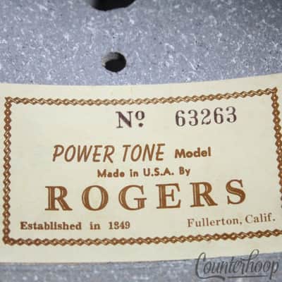 *Rogers 9x13"Koa Wrap Powertone Tom Drum Shell Fullerton,CA Vintage 70s USA image 7