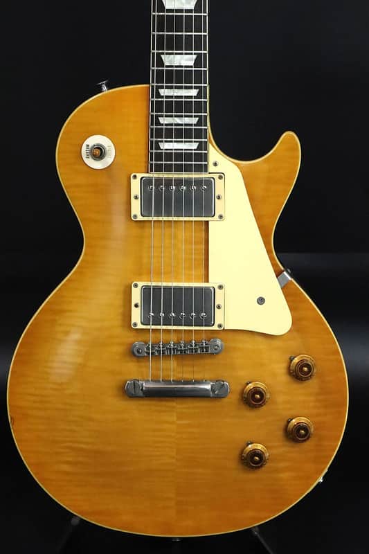 Greco EG-550 LP Lemon Drop 1990 Flame Maple Top RARE | Reverb