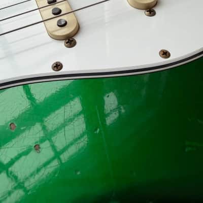 2026 Fender Custom Shop Stratocaster Pro W25 Relic - Candy Apple Green image 13