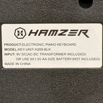 Hamzer Electronic Piano Keyboard - Model: Key-Unit-H209-BLK image 18