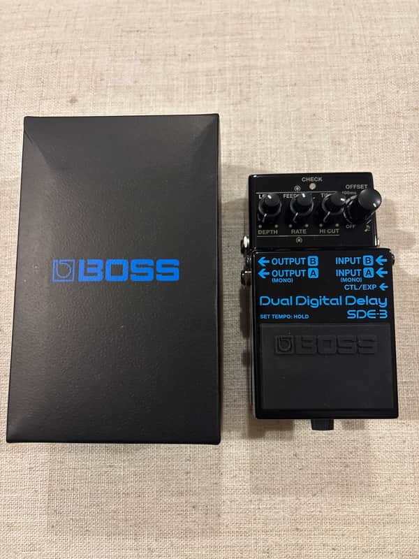 Boss SDE-3 Dual Digital Delay 2024 - Present - Black image 1