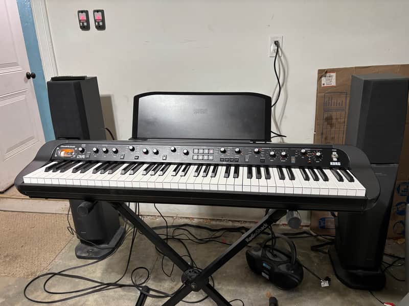 Korg SV1-73 Stage Vintage Digital Piano 2009 - Present - Black with White / Black Keys image 1