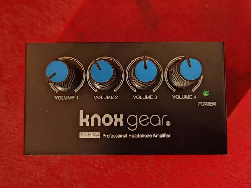 Knox Gear KN-HPA4 4-Channel Professional Stereo Headphone Amplifier image 1