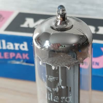 Very rare 1971 NOS NIB La Radiotechnique EZ80 6v4 MULLARD label super strong perfect balanced best rectifier for Vox AC4 image 7