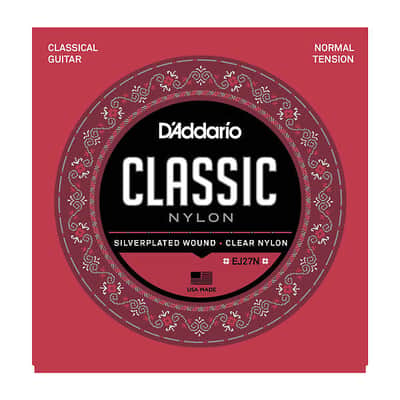 D'Addario EJ27N 3/4 Student Nylon Fractional Classical Guitar Strings Normal Tension