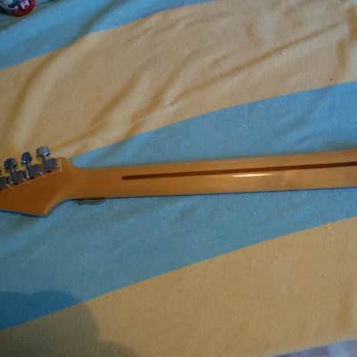 FENDER MIJ FENDER SYSTEM 3 NECK WITH LOCKING LEVER NUT LATER 1980'S MAPLE/ROSE NECK CHROME LEVER NUT image 8