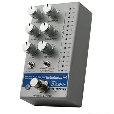 Empress Bass Compressor Pedal, All Analog, Silver image 2