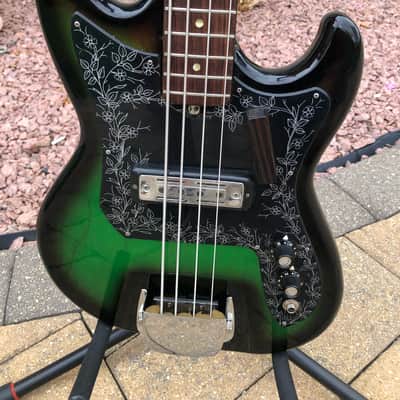 Vintage Teisco EB-100 Short Scale Bass 1960s image 4