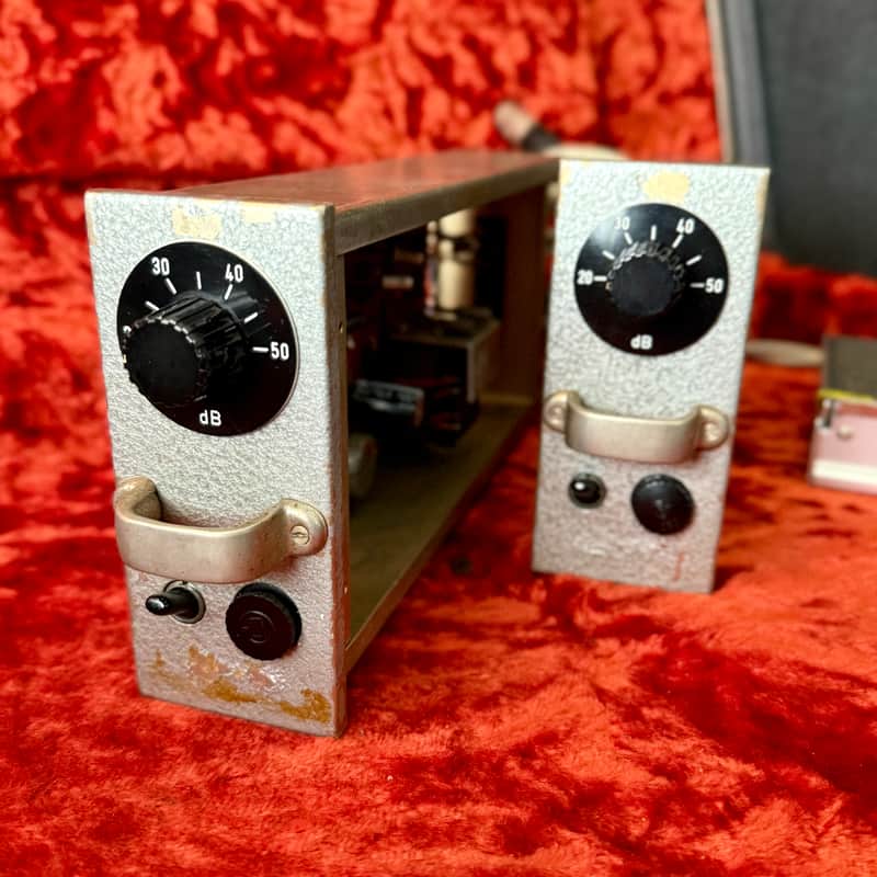 LOMO Discrete germanium microphone preamplifier PAIR c 1970’s - CCCP transformer micpre mic preamp original vintage image 1