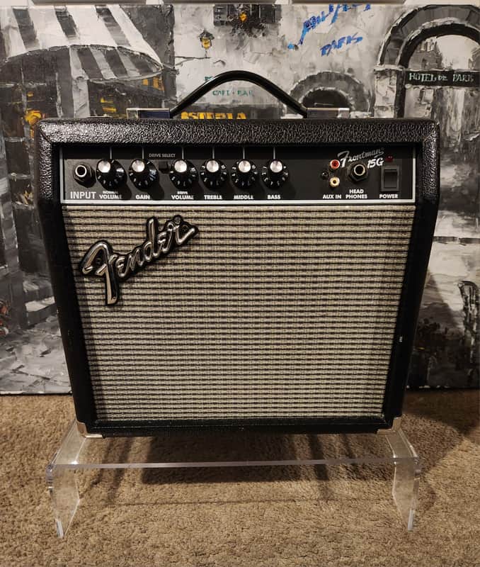 Fender Fender Frontman 15G 15W Guitar Combo Amp 90s - Black image 1