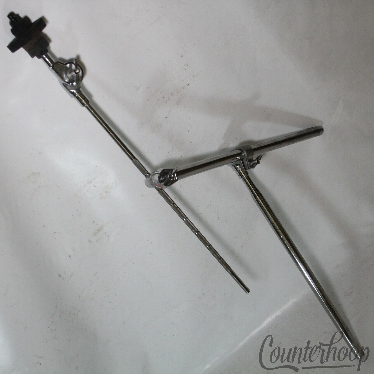 Tama Boom Arm Cymbal Rod Stand 2 Extension Tubes Chrome Aichi Japan Tilter* — main photograph
