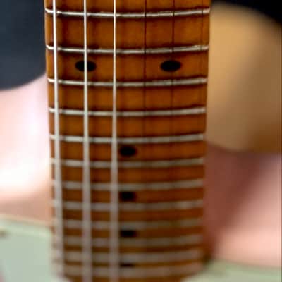 Fender 1962 Fender Stratocaster Custom Shop Journeyman Relic Dirty Shell Pink – Bone Tone Pickups 2022 - shell pink image 3