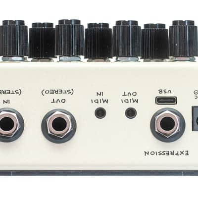 Old Blood Noise Endeavors Black Fountain Stereo Delay Pedal (Cream) image 5