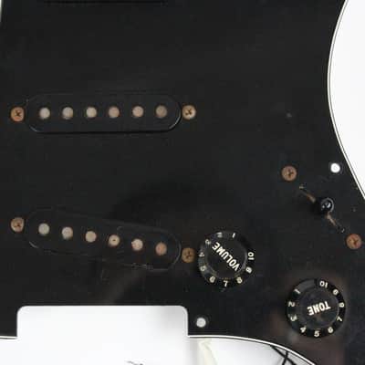 1979-1980 Vintage Fender Stratocaster Loaded PICKGUARD All Original USA ~Aged Patina~ 1970s 1980s CBS Era Strat image 3