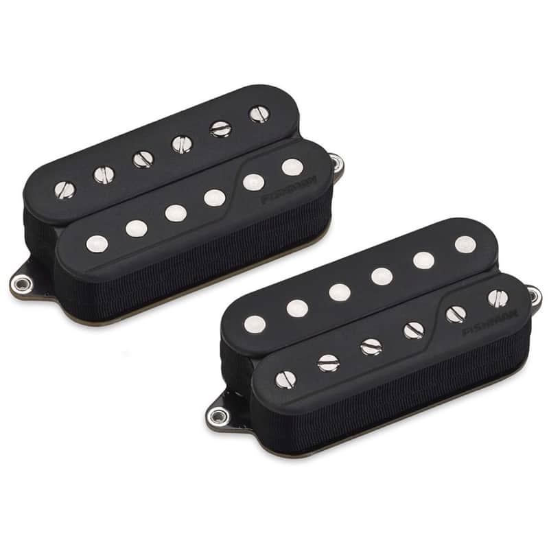Fishman Fluence Custom Series Keith Merrow Pickup Set, Black, 6-String image 1